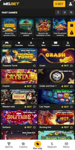 Melbet Fast casino game